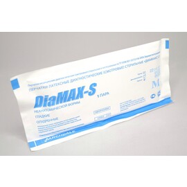 Перчатки "DiaMAX-S" смотровые стерильные латексные неанатальные опудренные гладкие, р. M, 40 пар